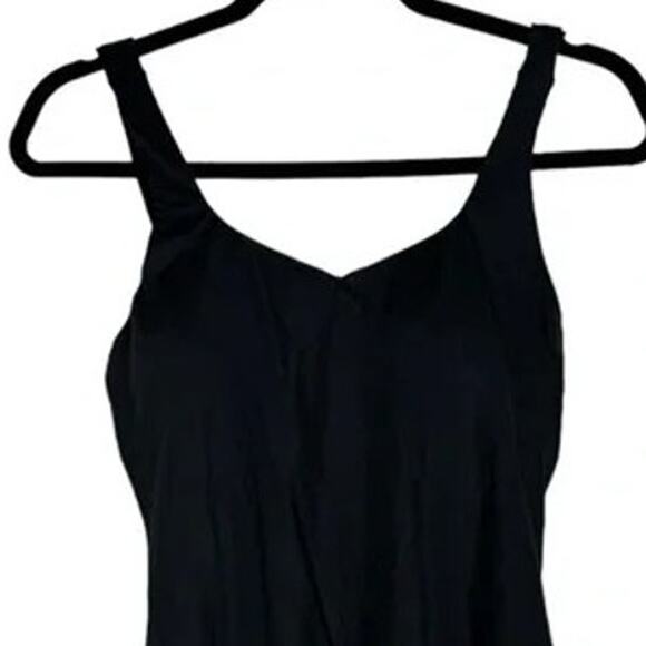 NWT Andie Swim The Marbella One Piece Swimsuit Scoop Neck Removable Pads S Black - Picture 3 of 15